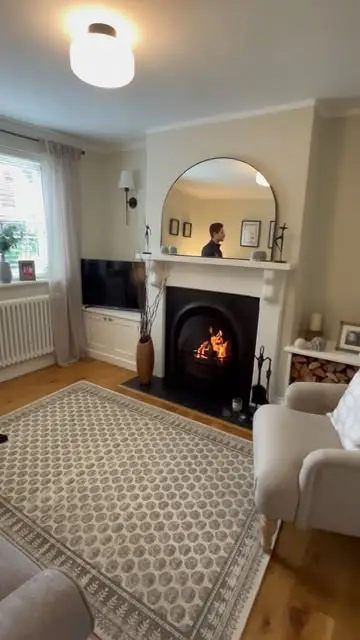 Nothings made me want Christmas more than that fire place 😮‍💨😍  More info ...